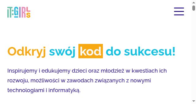 Screenshot of itgirls.org.pl