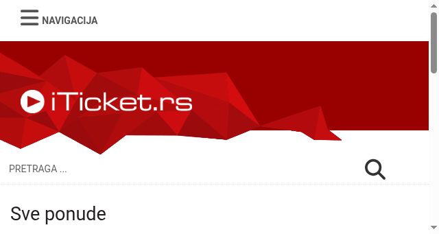 Screenshot of iticket.rs