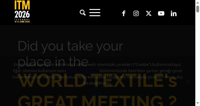Screenshot of itmexhibition.com