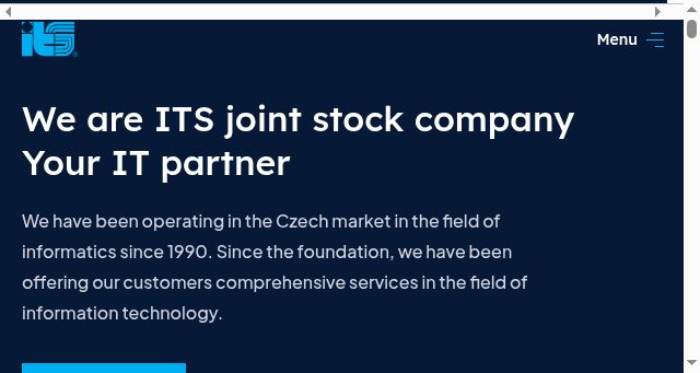 Screenshot of its.cz