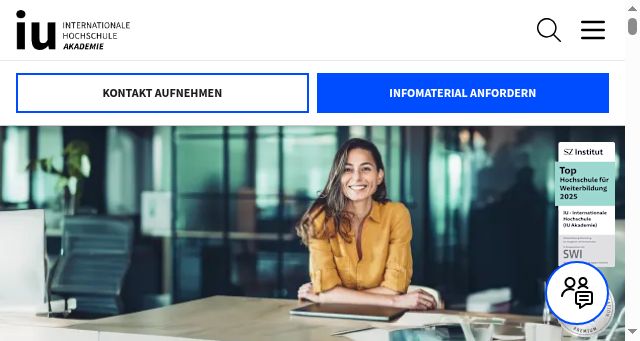 Screenshot of iu-akademie.de