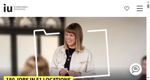 Screenshot of iu-careers.com