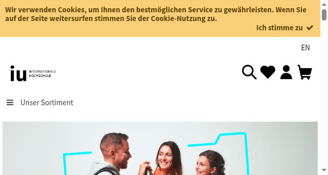 Screenshot of iu-shop.com