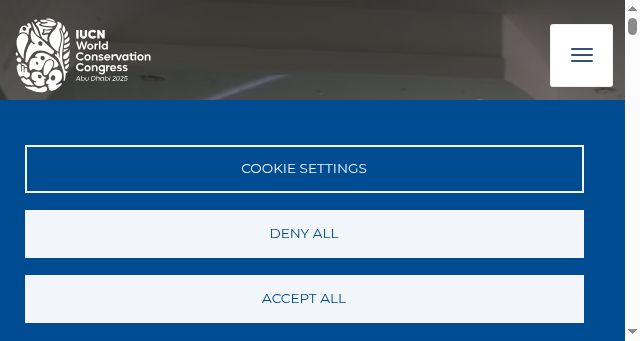 Screenshot of iucncongress2025.org