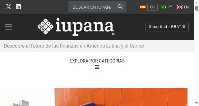 Screenshot of iupana.com