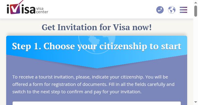 Screenshot of ivisaonline.com