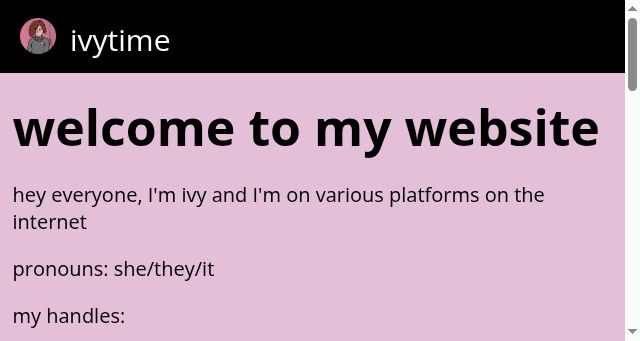 Screenshot of ivytime.gay