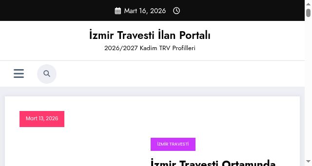 Screenshot of izmirtravestic.com