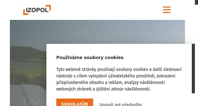 Screenshot of izopol.cz