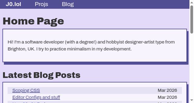 Screenshot of j0.lol