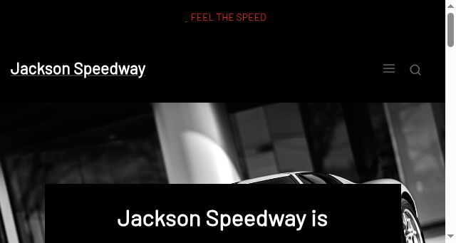 Screenshot of jacksonspeedway.net