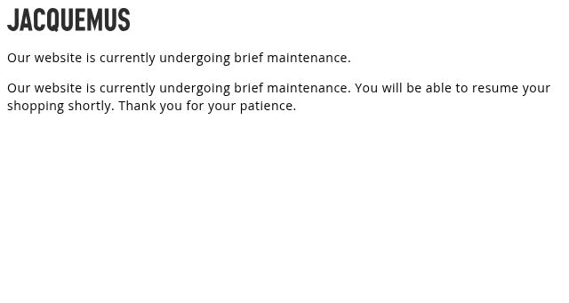Screenshot of jacquemus.com