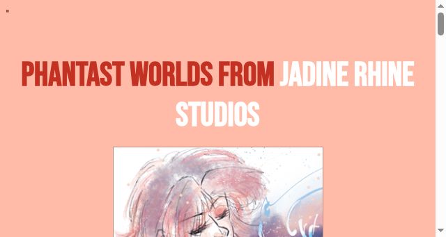 Screenshot of jadinerhinestudios.com