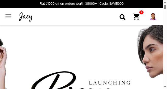 Screenshot of jaey.in