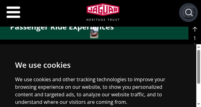 Screenshot of jaguarheritage.com