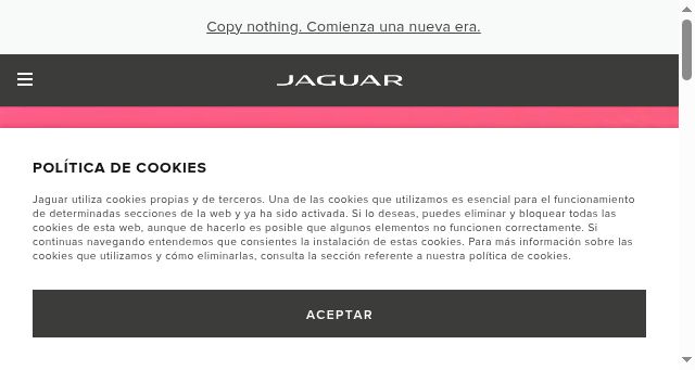 Screenshot of jaguarmexico.com.mx