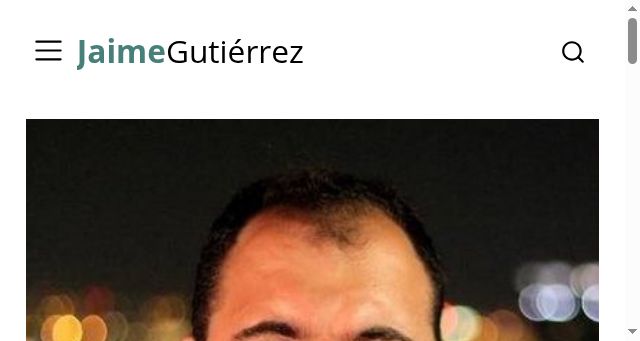 Screenshot of jaimegutierrez.net
