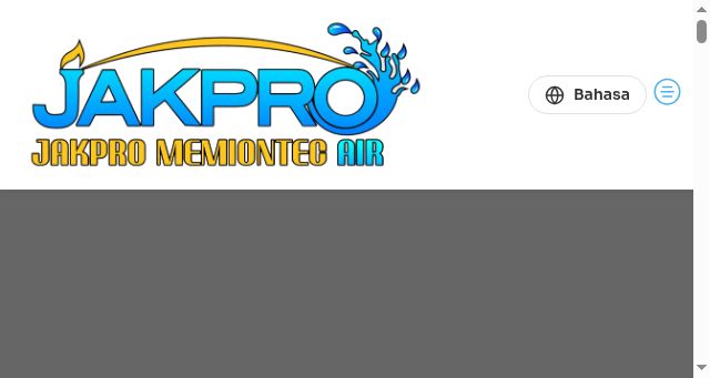 Screenshot of jakpro-memiontec.com