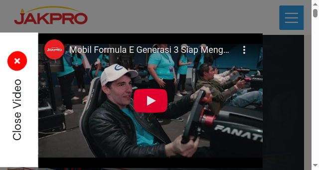 Screenshot of jakpro.co.id