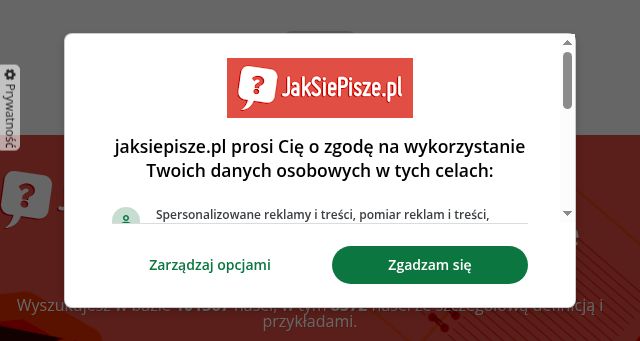 Screenshot of jaksiepisze.pl