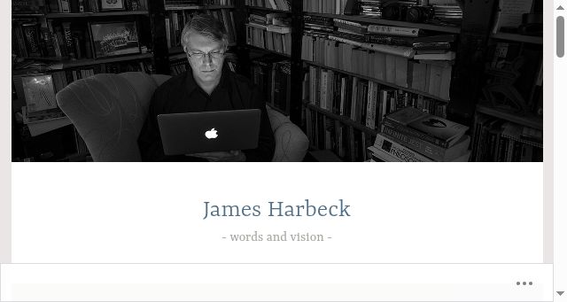 Screenshot of jamesharbeck.com