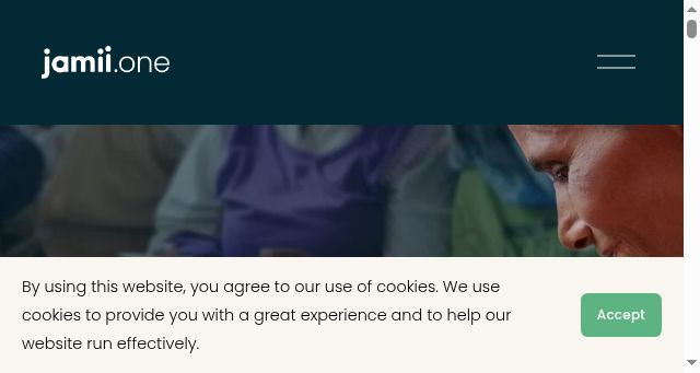 Screenshot of jamii.one