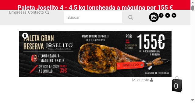 Screenshot of jamonear.com