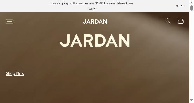 Screenshot of jardan.com.au