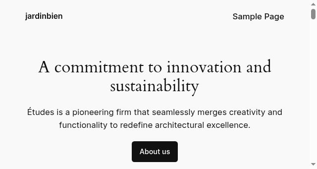 Screenshot of jardinbien.com