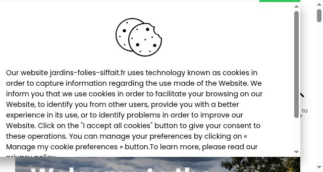 Screenshot of jardins-folies-siffait.fr