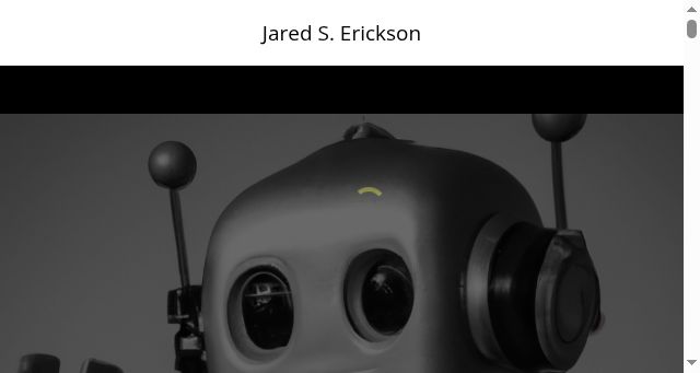 Screenshot of jarederickson.com