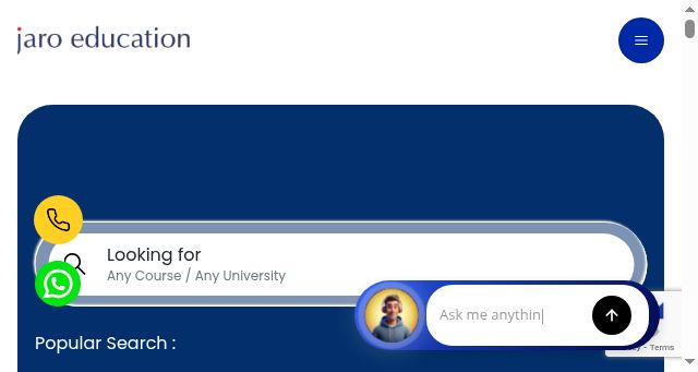 Screenshot of jaroeducation.com