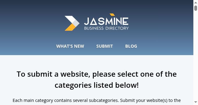 Screenshot of jasminedirectory.com