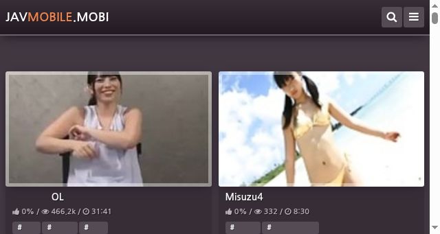 Screenshot of javmobile.mobi