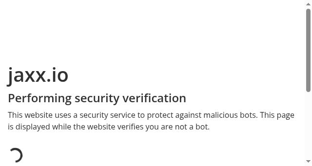 Screenshot of jaxx.io