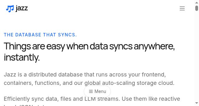 Screenshot of jazz.tools