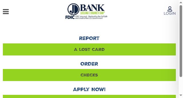 Screenshot of jdbank.com