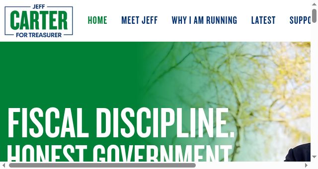 Screenshot of jeffcarternv.com