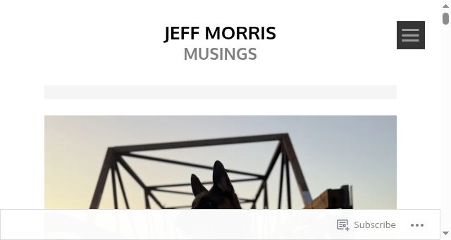 Screenshot of jeffrymorris.net