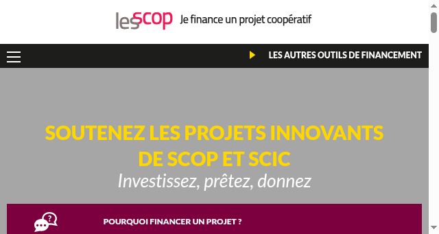 Screenshot of jefinanceunprojetcooperatif.fr