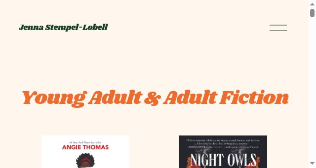 Screenshot of jennastempel-lobell.com