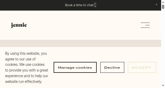 Screenshot of jenniekellie.com