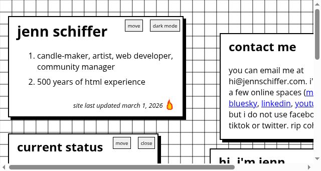 Screenshot of jennschiffer.com