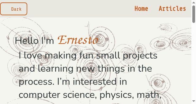 Screenshot of jernesto.com