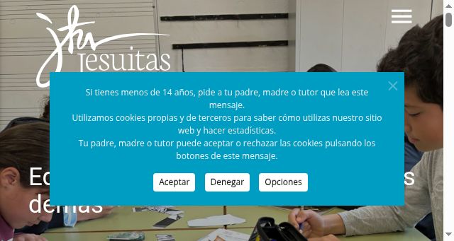 Screenshot of jesuitas.es