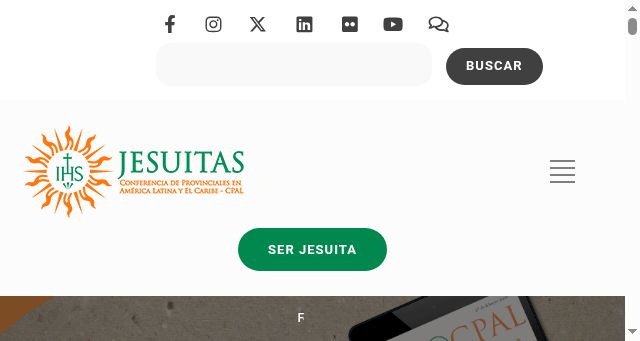 Screenshot of jesuitas.lat