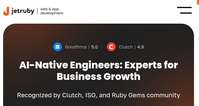 Screenshot of jetruby.com