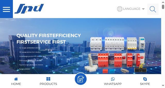 Screenshot of jinlispd.com