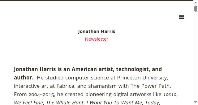 Screenshot of jjh.org