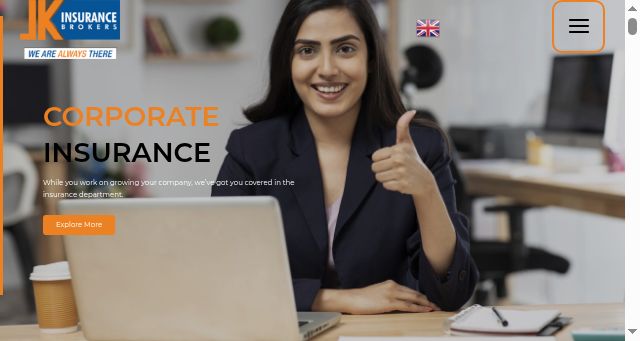 Screenshot of jkbima.com